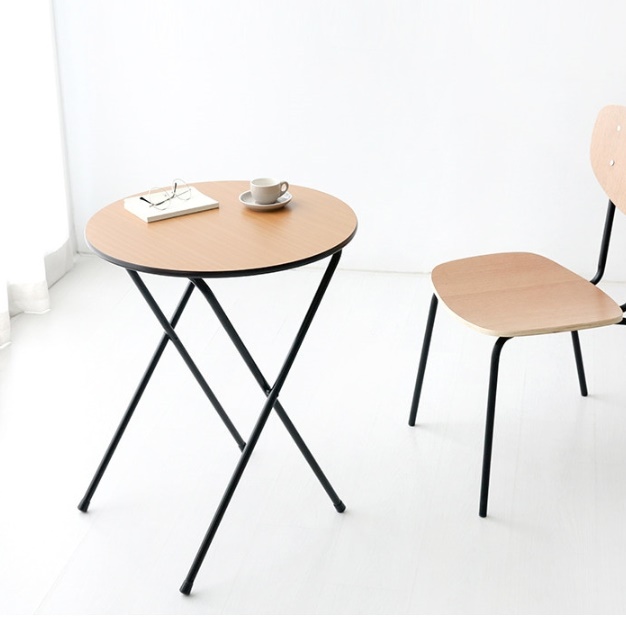 카페 미니테이블 높은 사이드테이블 얇은 안방 테이블