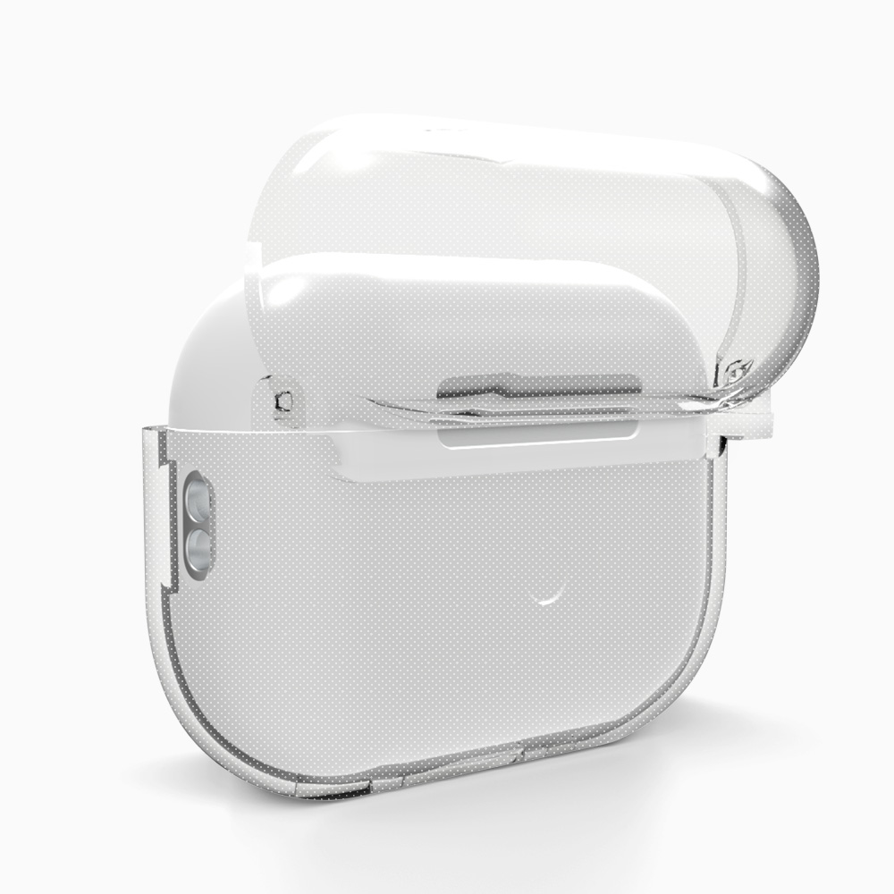 모란카노 에어팟 프로 2세대 클리어 투명 케이스 + 스트랩 - 상세 이미지 5