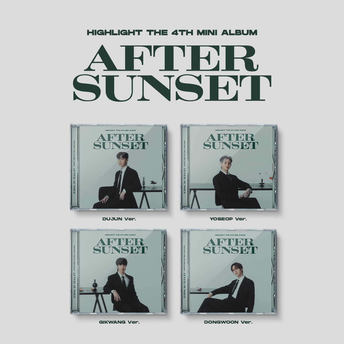 하이라이트 앨범 에프터 선셋 미니4집 AFTER SUNSET 쥬얼 랜덤1종 - 상세 이미지 2