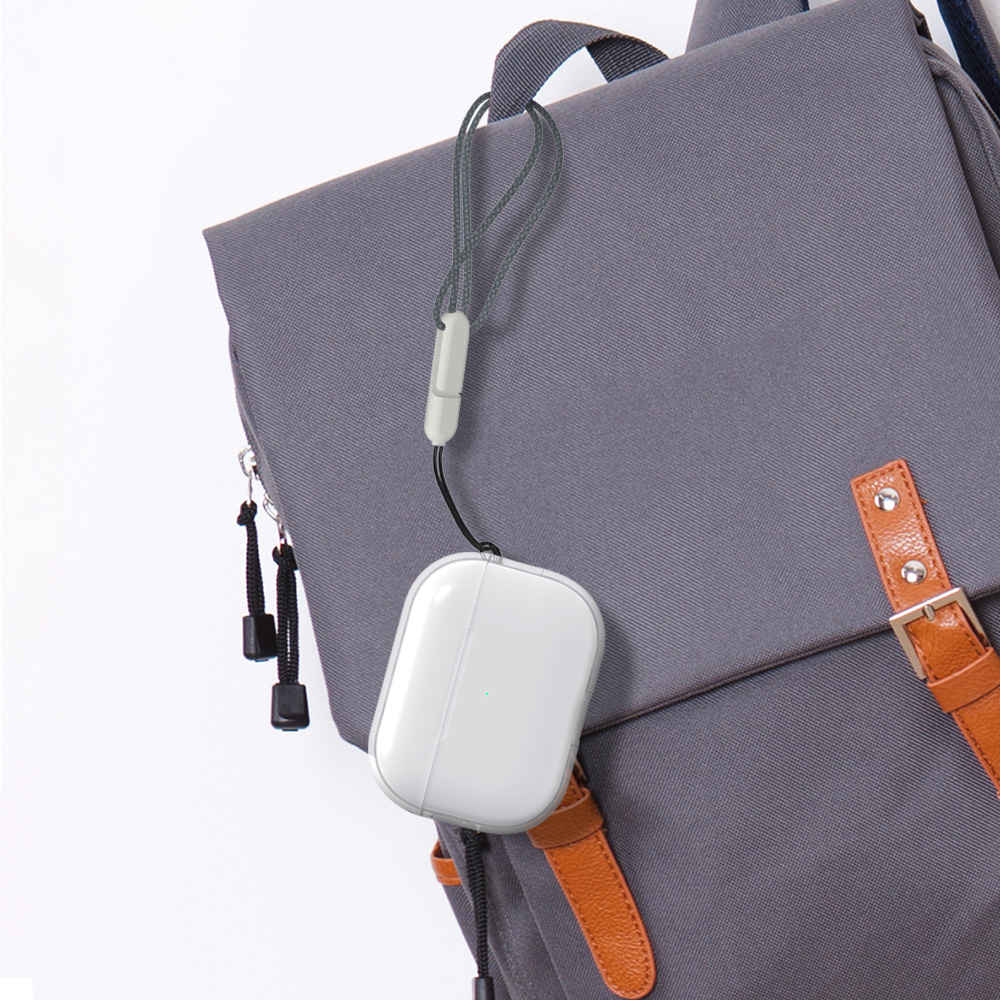 모란카노 에어팟 프로 2세대 클리어 투명 케이스 + 스트랩 - 상세 이미지 4