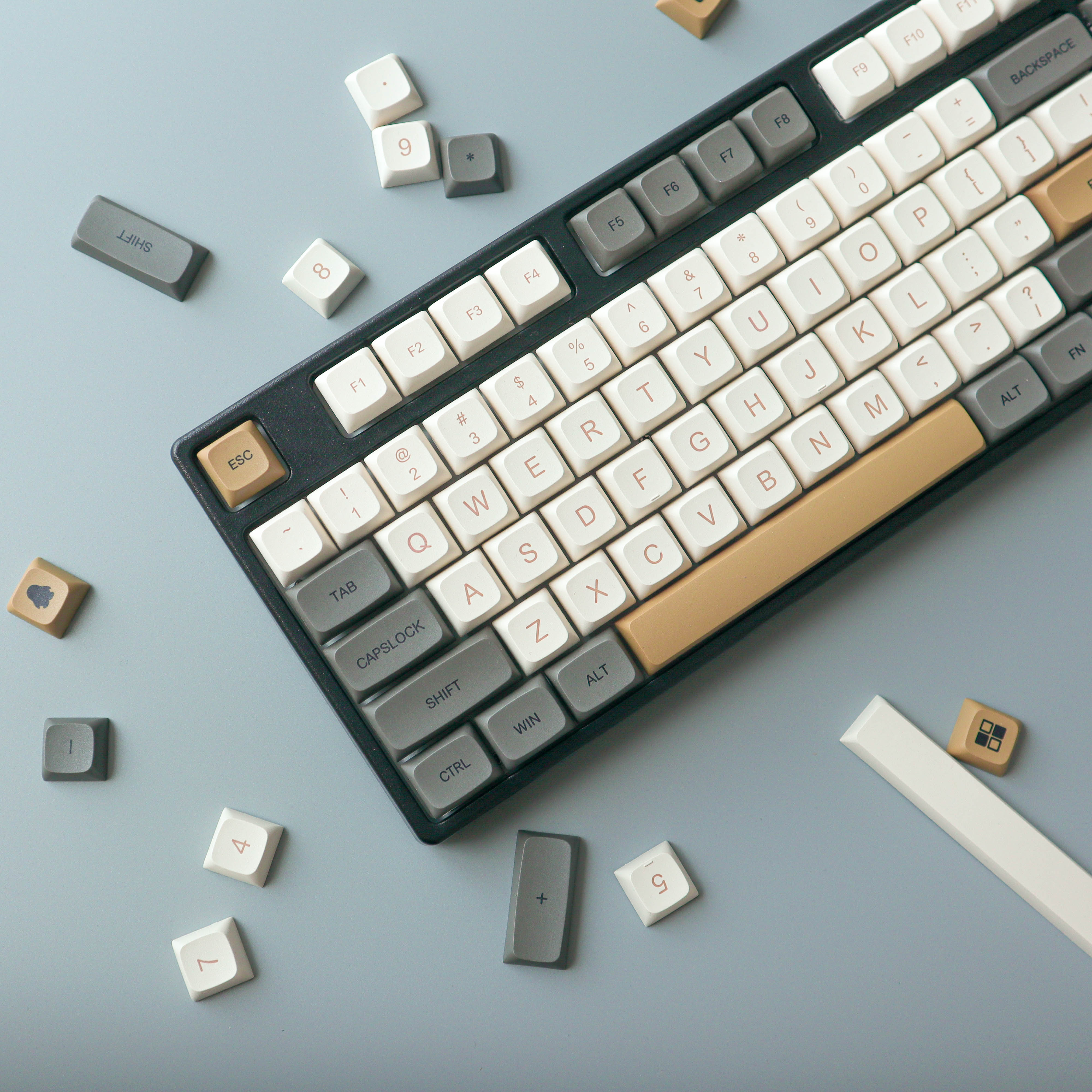 기계식 키보드 키캡 추천 모카 XDA PBT 키캡 한성 키보드