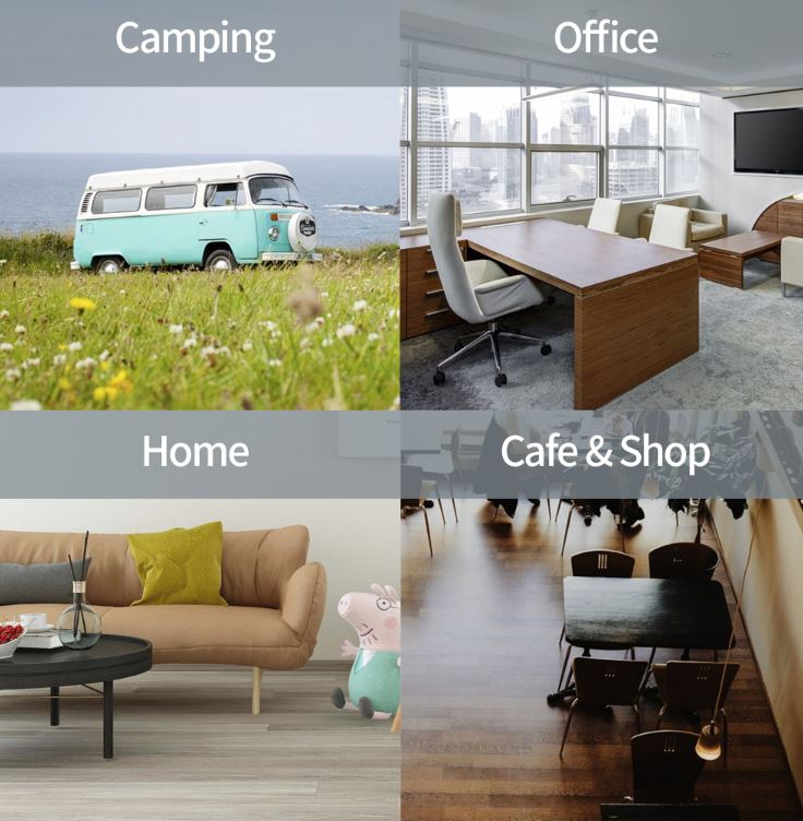 오방난로 텐버튼 오방향 발난로 전기 히터 유니맥스