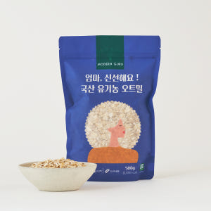 모던구루 국산 유기농 오트밀 500g 편스토랑 롤드오트 압착귀리 아기 이... 맛있게 먹은 솔직 후기 - 상품 이미지 2