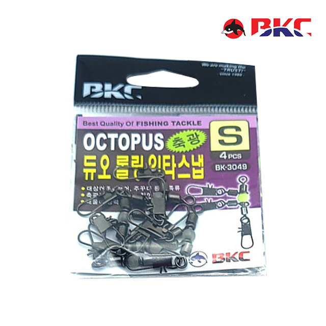 백경 문어 도래 채비 옥토퍼스 듀오 롤링 인타 스냅 S BK-3049 - 메인 이미지