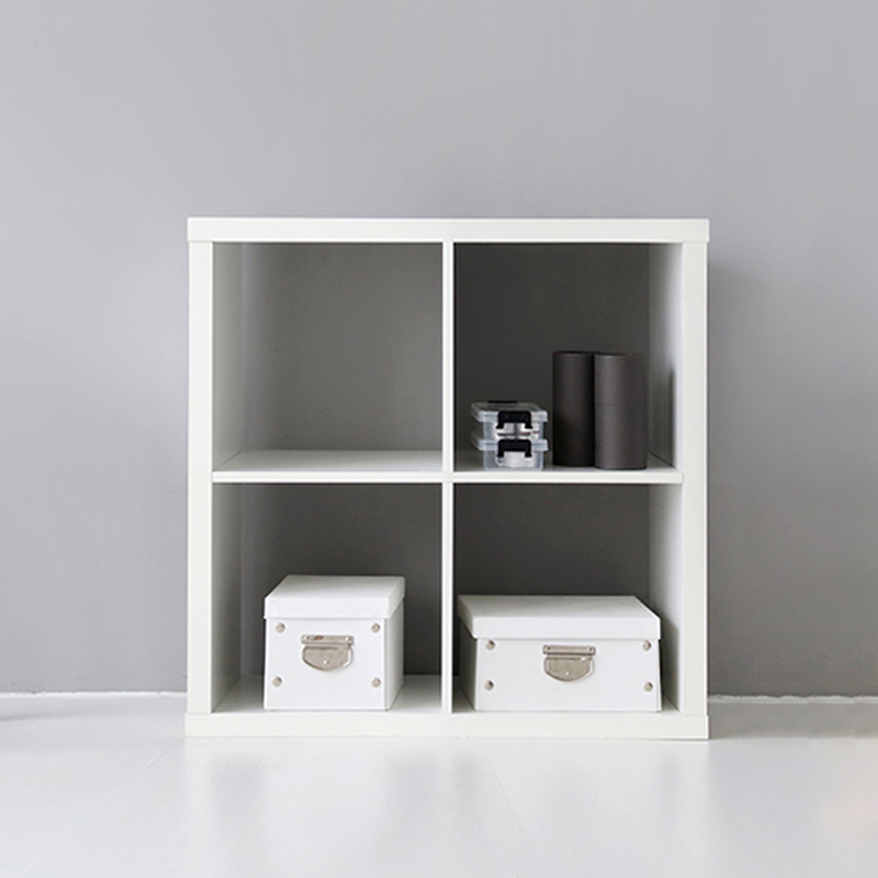 SCALAM 책장 2x2 767mmx390mmx763mm, 2단, 화이트 2146.1201 - 메인 이미지