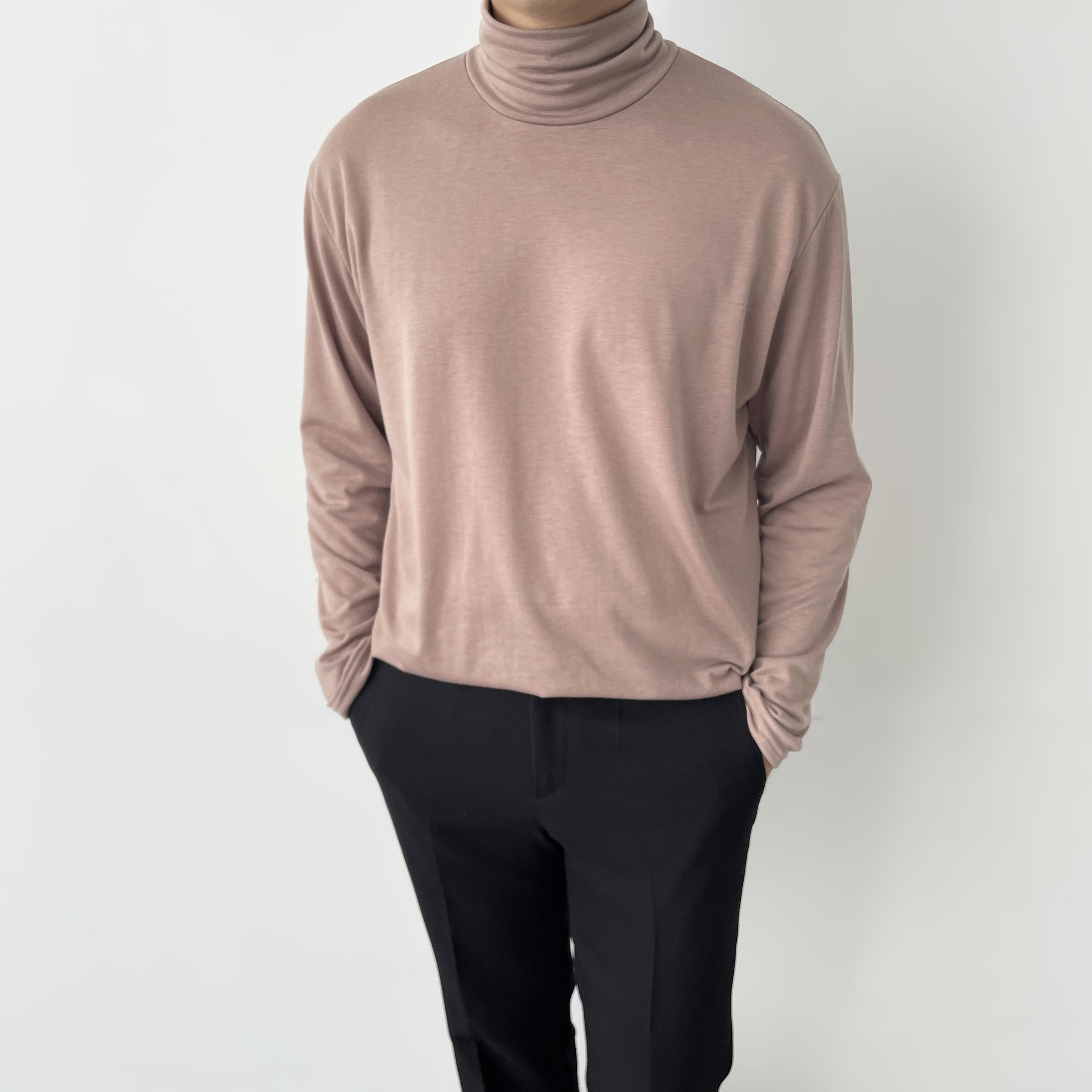 남자폴라티 남성목폴라티 기모 - 상세 이미지 2