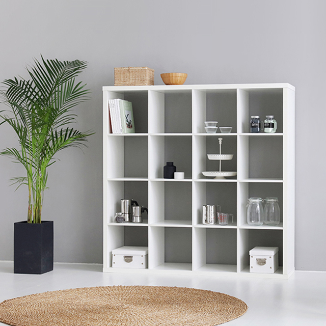 SCALAM 책장 4x4 화이트 3035.5877