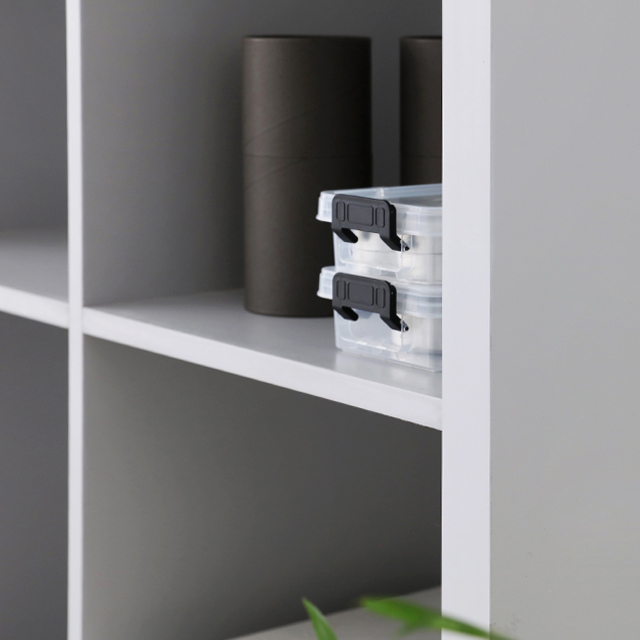 SCALAM 책장 4x4 그레이 3902.1980