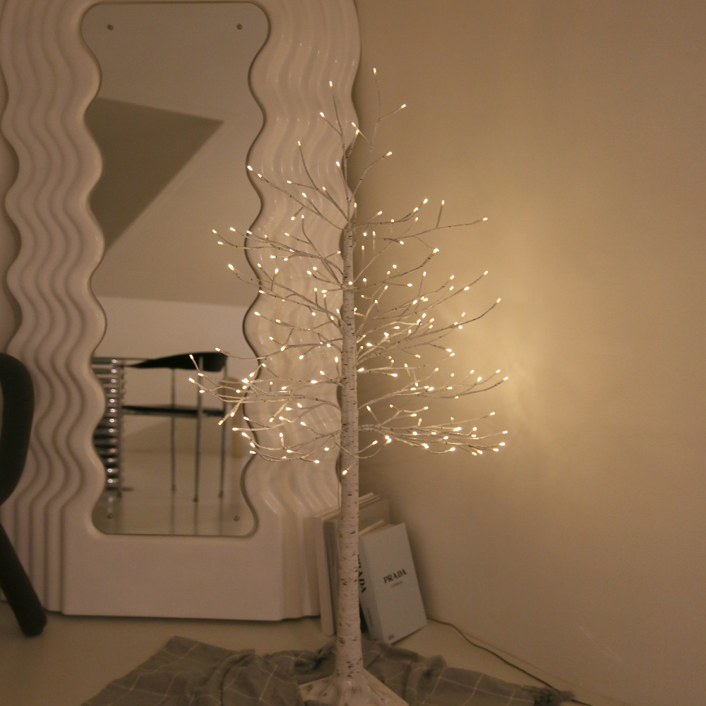 홈트너 크리스마스 조명 트리전구 LED 무드등 자작나무 전구 트리 세트 120cm - 상세 이미지 4