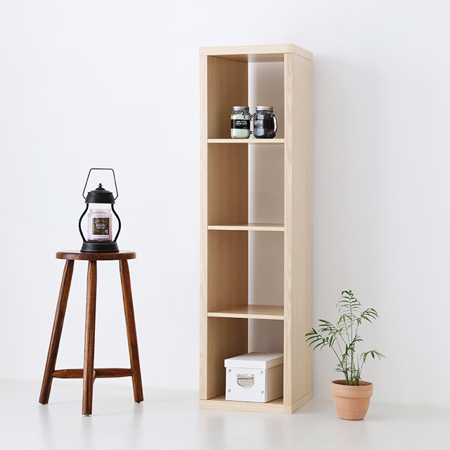 SCALAM 책장 1x4 413mmx390mmx1470mm, 4단, 버치 5989.1062 - 상세 이미지 2
