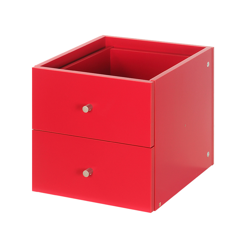 SCALAM 인서트서랍 2단 레드 6998.1056