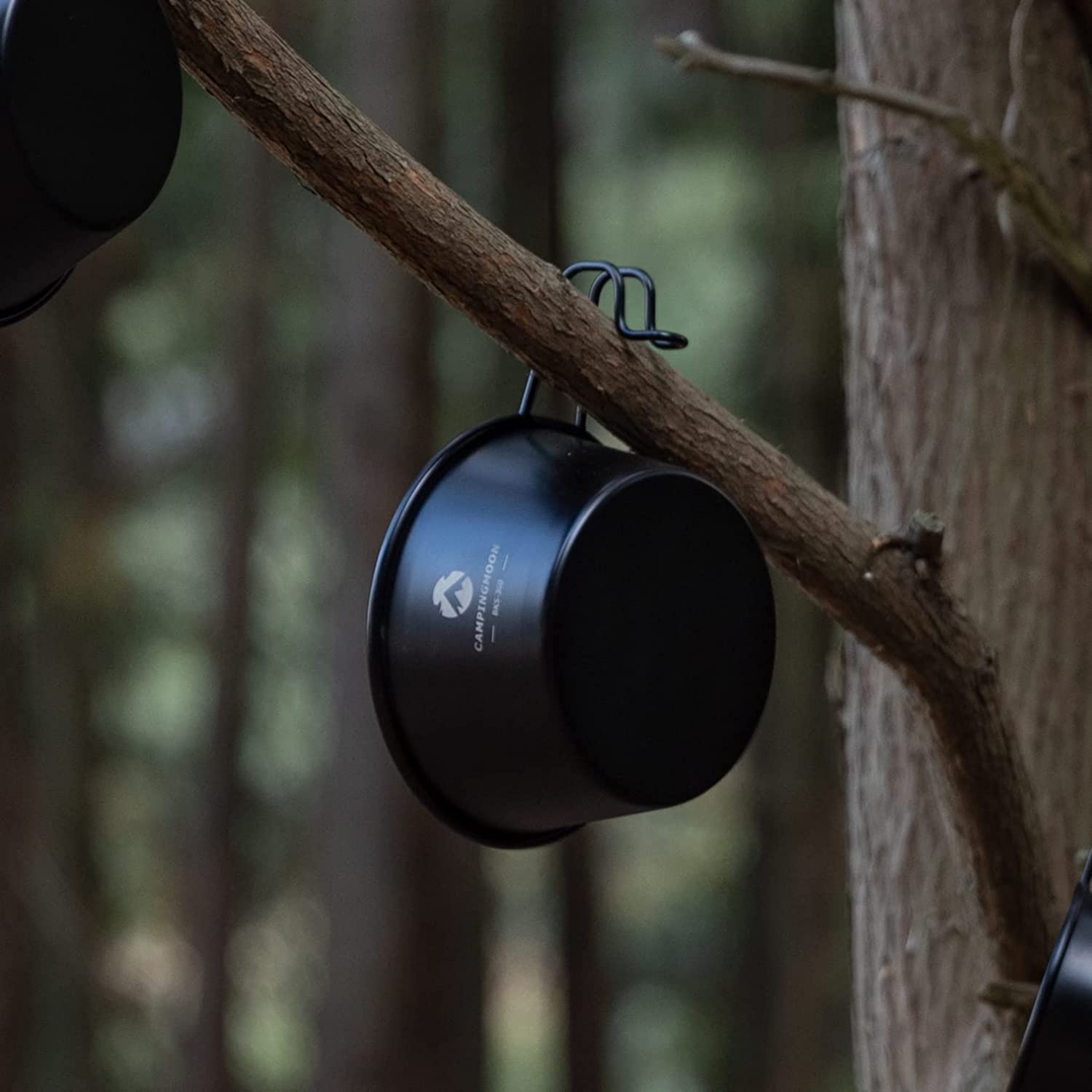 캠핑문 304 스테인레스 시에라컵 블랙 310ml BKS-220