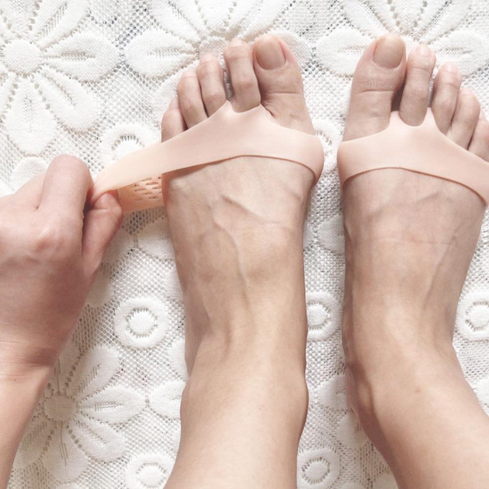 실리콘 쿠션 발앞꿈치 보호 풋패드 샌들 발바닥굳은살 풋케어 신발깔창 구두 하이힐 : 적호