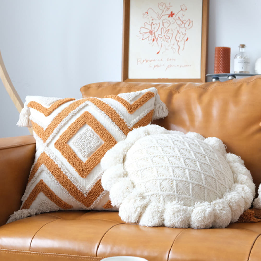 달떵 터프트 쿠션