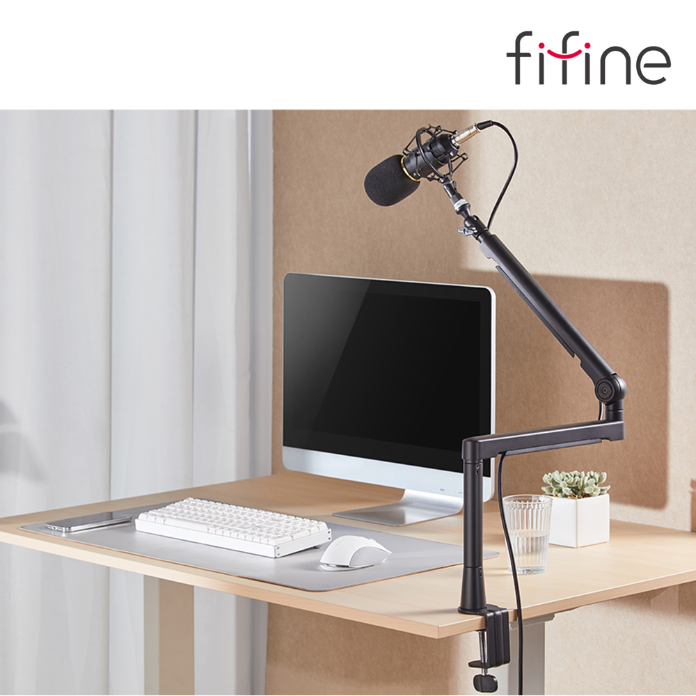 FIFINE 고급형 로우 프로파일 암거치대 마이크거치대 프리미엄 마이크스탠드 ALZ-M3 이미지 6