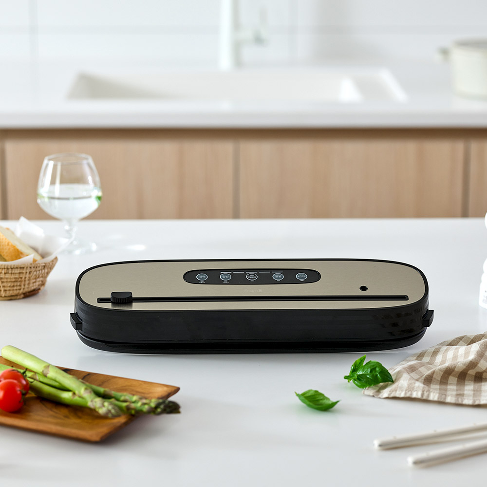 프롬비 푸드락 무선 충전 가정용 초강력 진공포장기 FD235 비닐포함