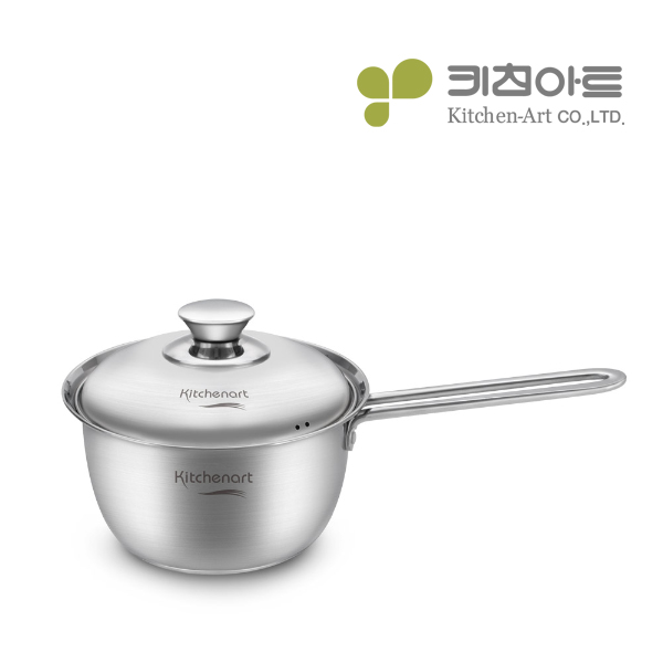 키친아트 스텐 인덕션 편수냄비 인덕션용 라면냄비 - 상품 이미지