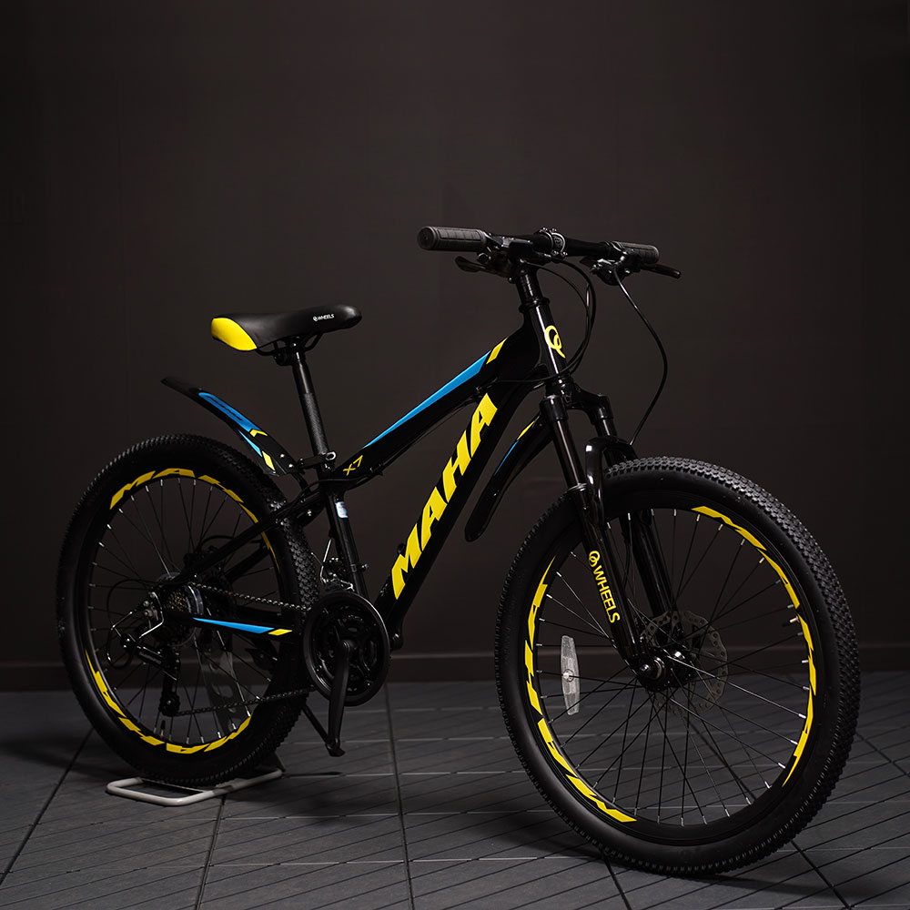 오투휠스 마하 X7 61cm(24인치) 알루미늄 입문용 초등학생 주니어 어린이 자전거 시마노 21단 반조립 이미지 4