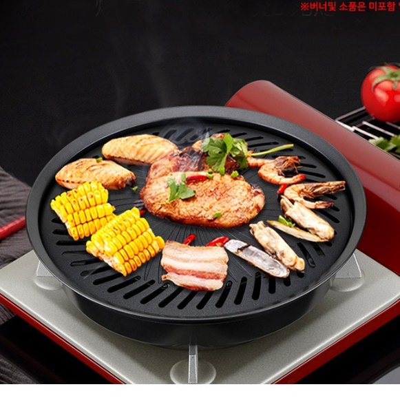 캠핑 가스 불판 야외 그릴 야외용 불판 고기집 화로 집에서 고기 굽기 감성 캠핑용 그리들