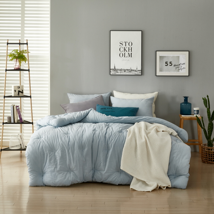 호텔침구 80수 순면 사계절 퀸 라지킹 침구 이불 세트