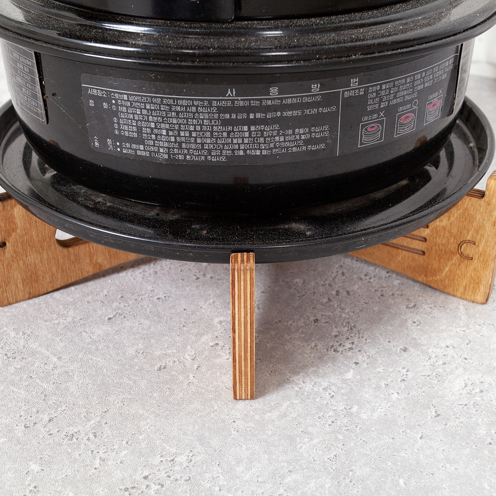 태서77 난로받침대 캠핑 우드 거치대 스탠드