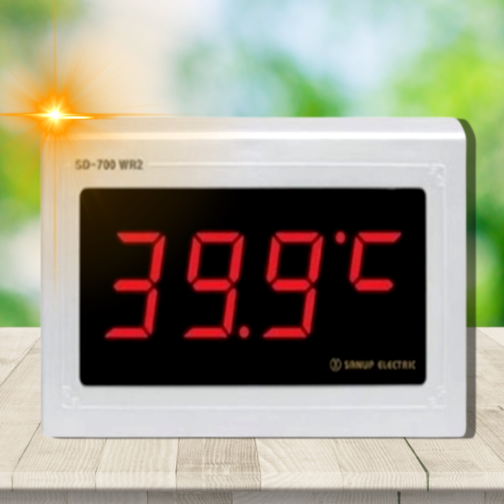 공업용 온도계 대형 온도계 고온용 전자식 목욕탕 사우나 수영장 온도계