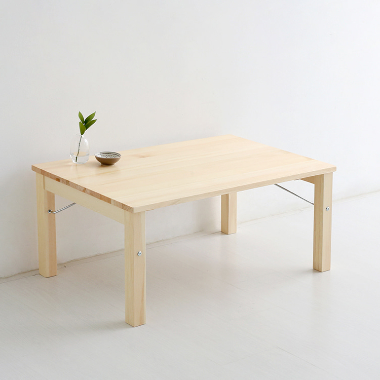 PEOPLE 접이식 원목테이블 커피 소나무 6886.7124