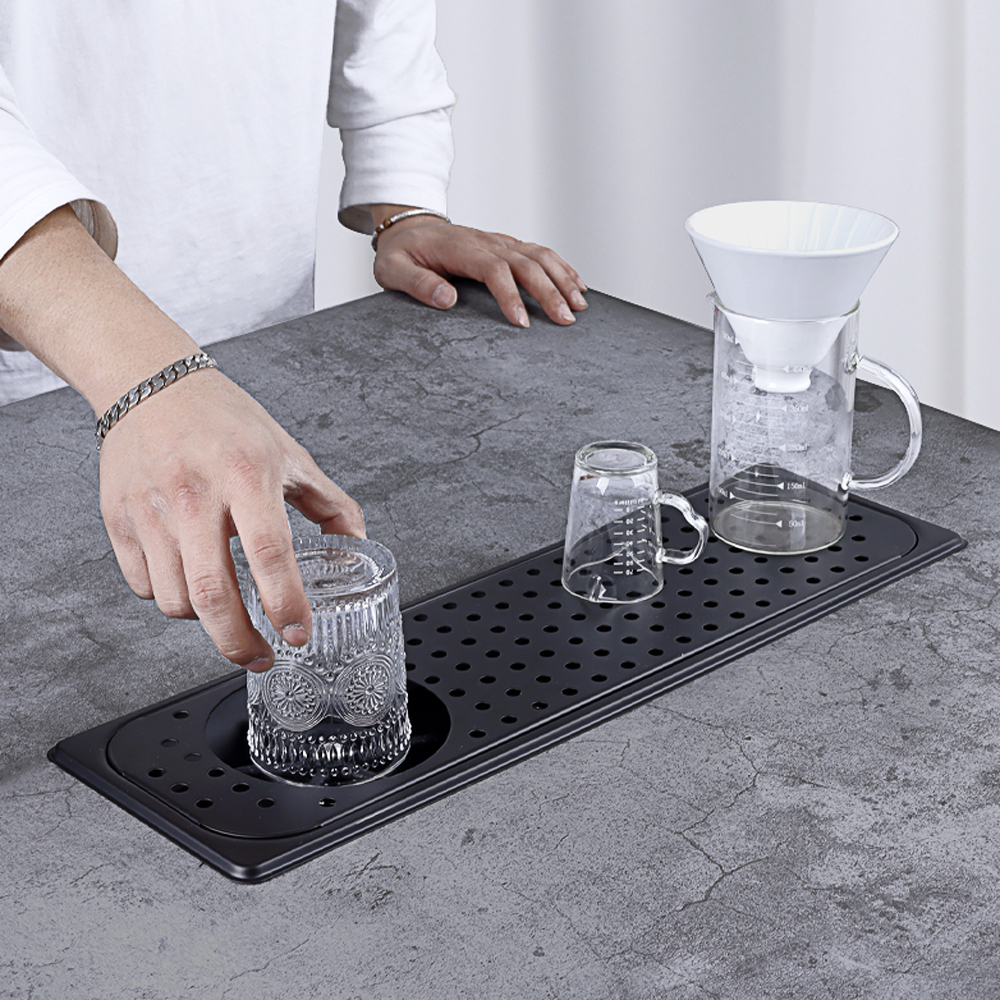 칼딘 매립형 고압 피쳐린서 컵세척기 워셔 워터스테이션 소형 피쳐 린서 블랙