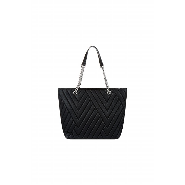 [ARMANI EXCHANGE] 쉐브론 퀼팅 쇼핑백_블랙 : 아르마니-익스체인지