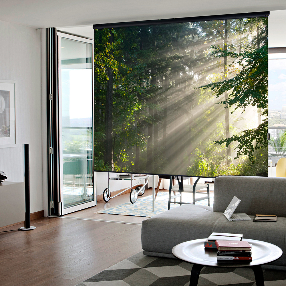 아라크네 빔스크린 롤타입 블랙프리미엄 가로200cm x 세로160cm (100인치) - 상품 이미지