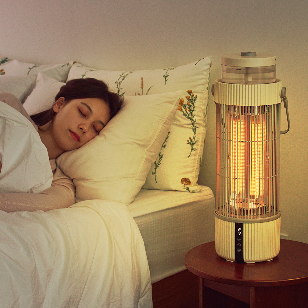 홈트너 고효율 저소음 3단 온도 조절 리모컨 포함 카본 전기 히터 난로 HTN-370E