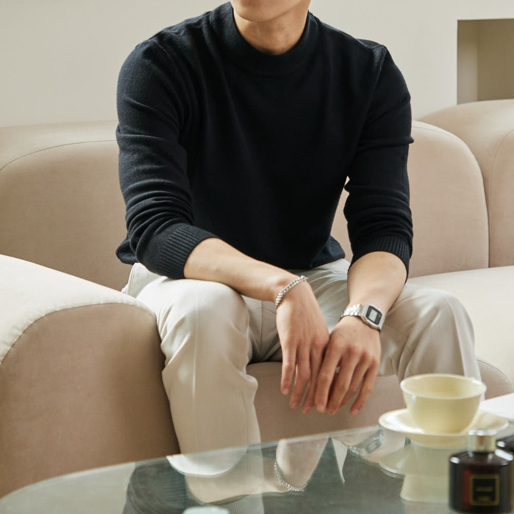 남자니트 반폴라 목폴라 머슬핏 워셔블 모크넥 스웨터 가격 비교 맨즈그라운드 남자니트 반폴라 목폴라 머슬핏 워셔블 모크넥 스웨터