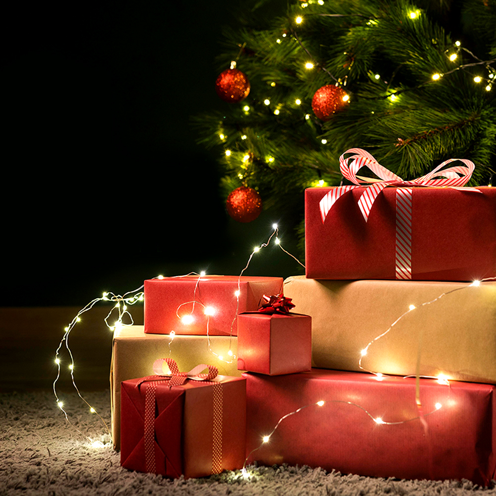 홈트너 크리스마스전구 트리데코 파티 꾸미기 장식 LED 와이어전구 100구 혼합색