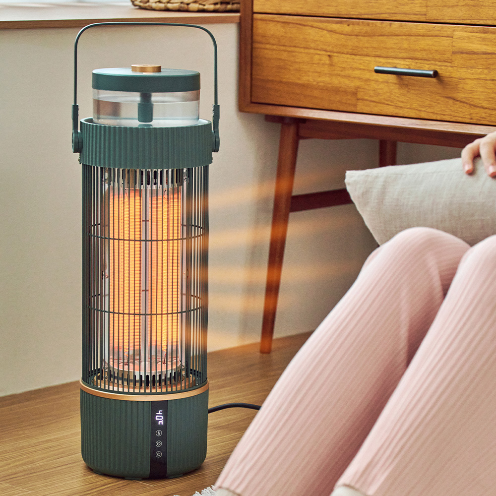 홈트너 고효율 저소음 3단 온도 조절 리모컨 포함 카본 전기 히터 난로 HTN-370E