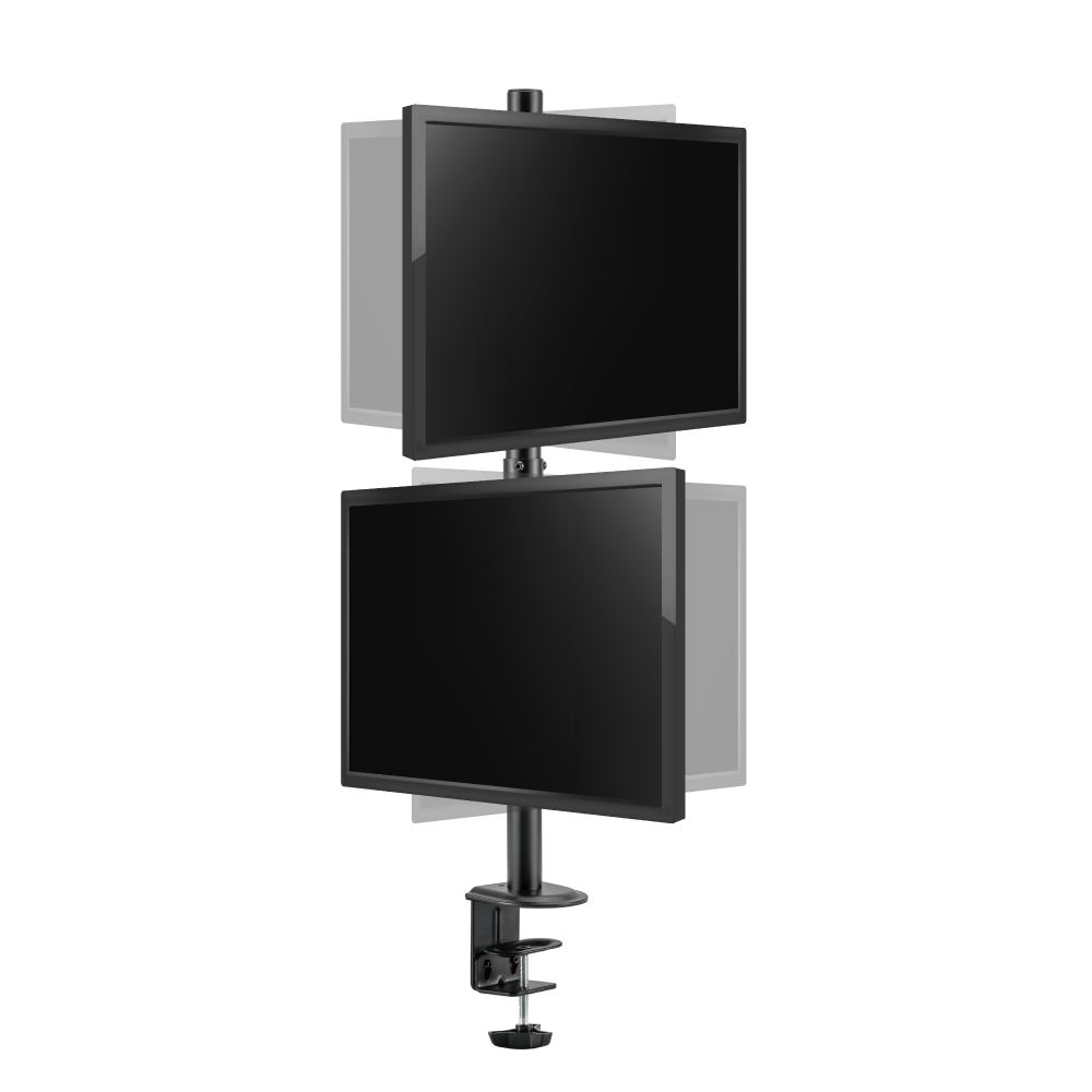 루나랩 모니터암 듀얼 거치대 세로 수직 상하 버티컬