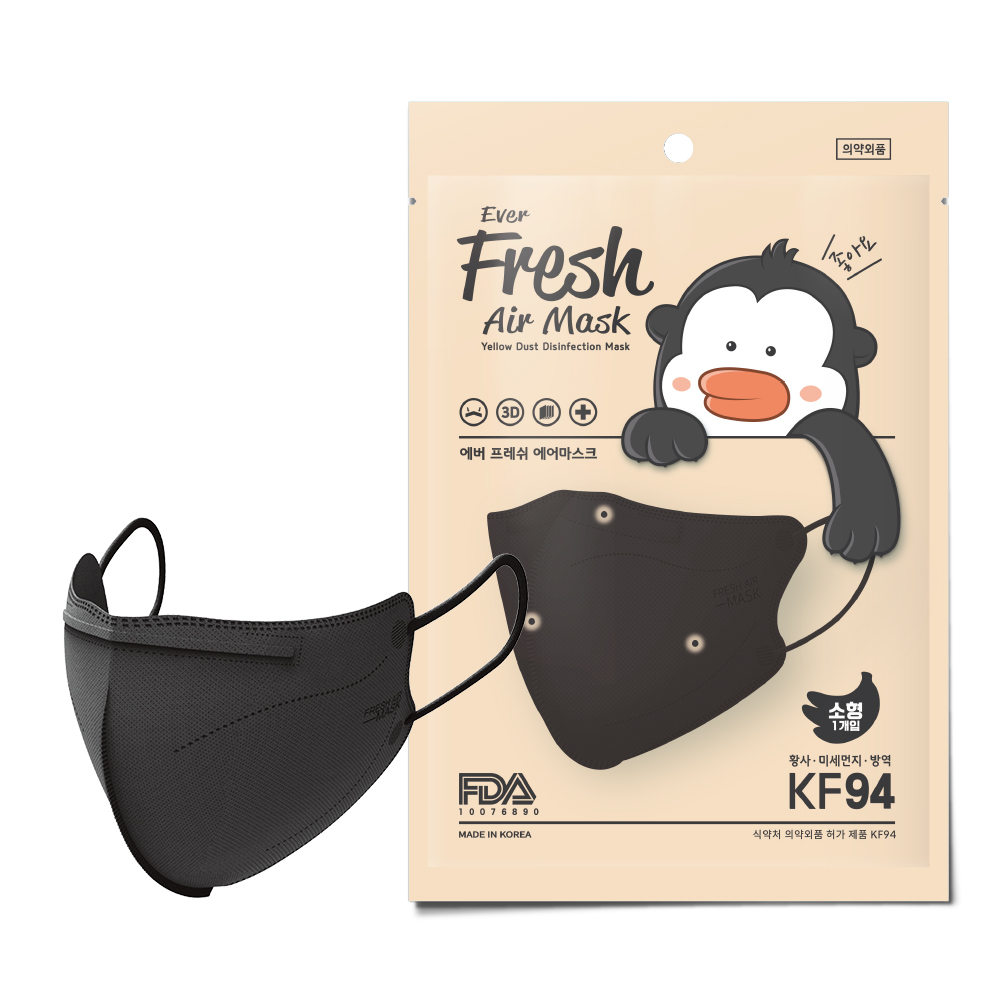 에버프레쉬 KF94 소형 에어 마스크 새부리형 50매