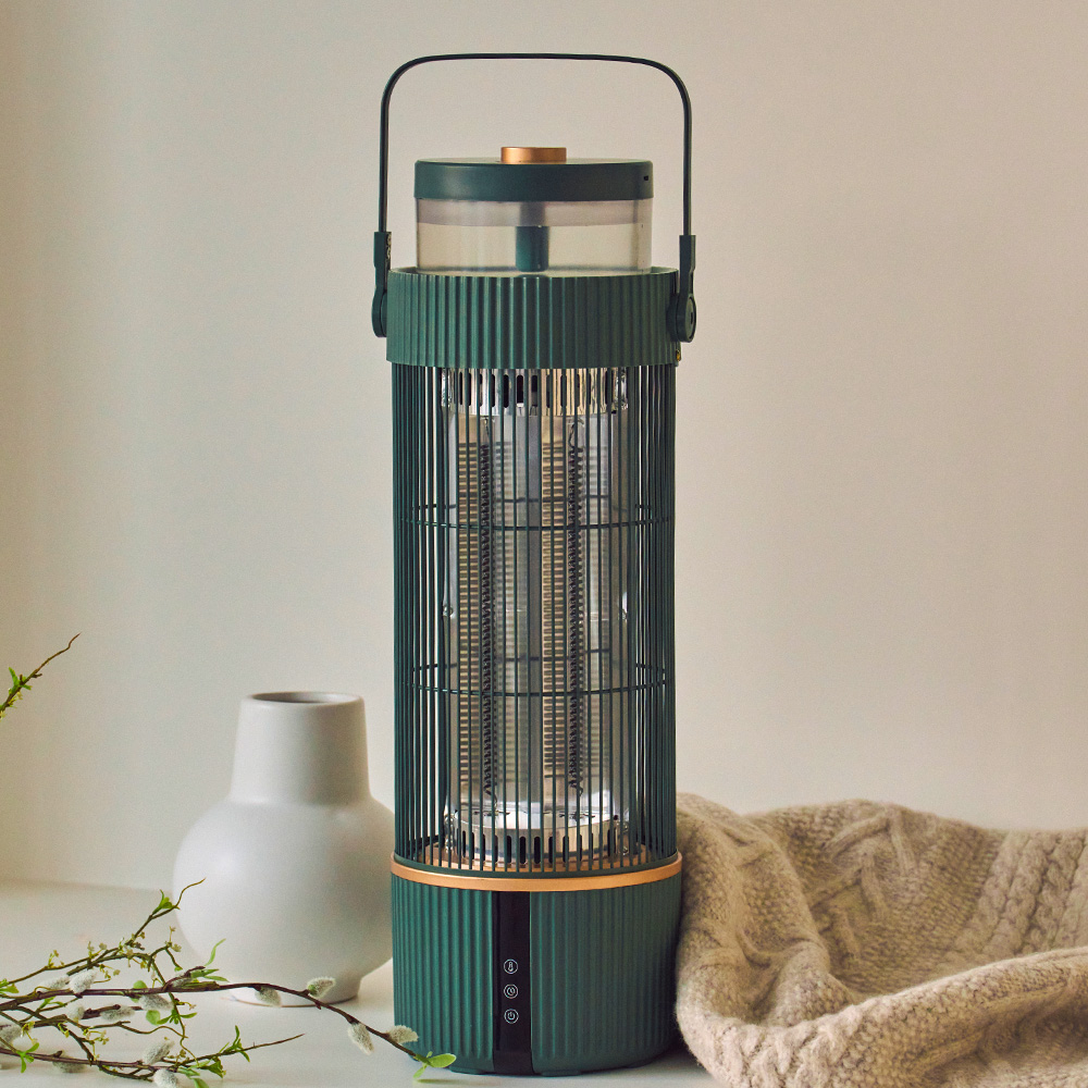 홈트너 고효율 저소음 3단 온도 조절 리모컨 포함 카본 전기 히터 난로 HTN-370E