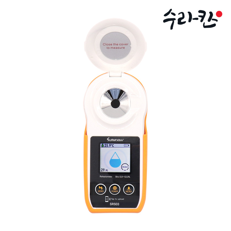 국내산 수라칸 디지털 당도측정기 휴대용 브릭스 당도계 스마트폰 측정값 저장· - 상품 이미지