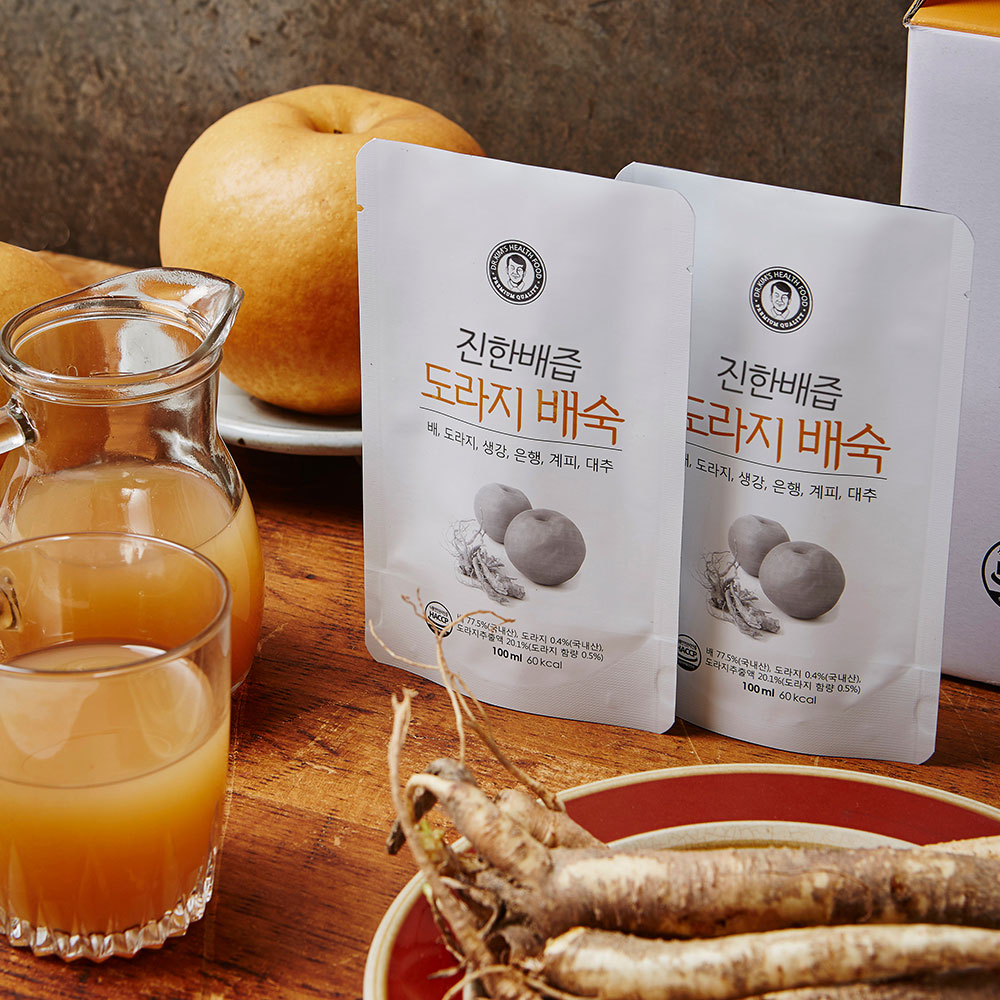 김재식헬스푸드 진한 배즙 도라지배숙 도라지배즙 100ml 30팩 1박스 맛있게 먹은 솔직 후기 - 대표 이미지