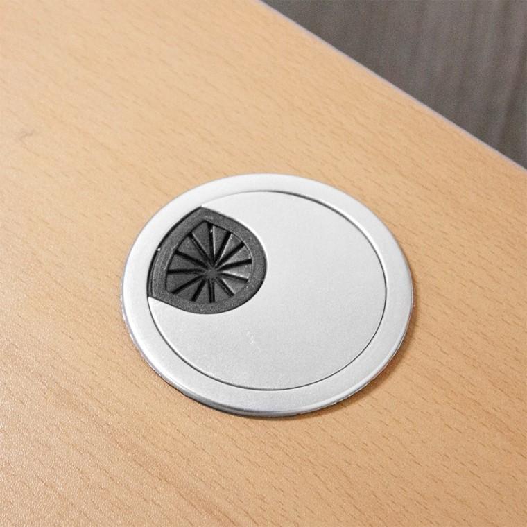 책상 콘센트정리캡 전선구멍마개 60mm 20p - 상품 이미지