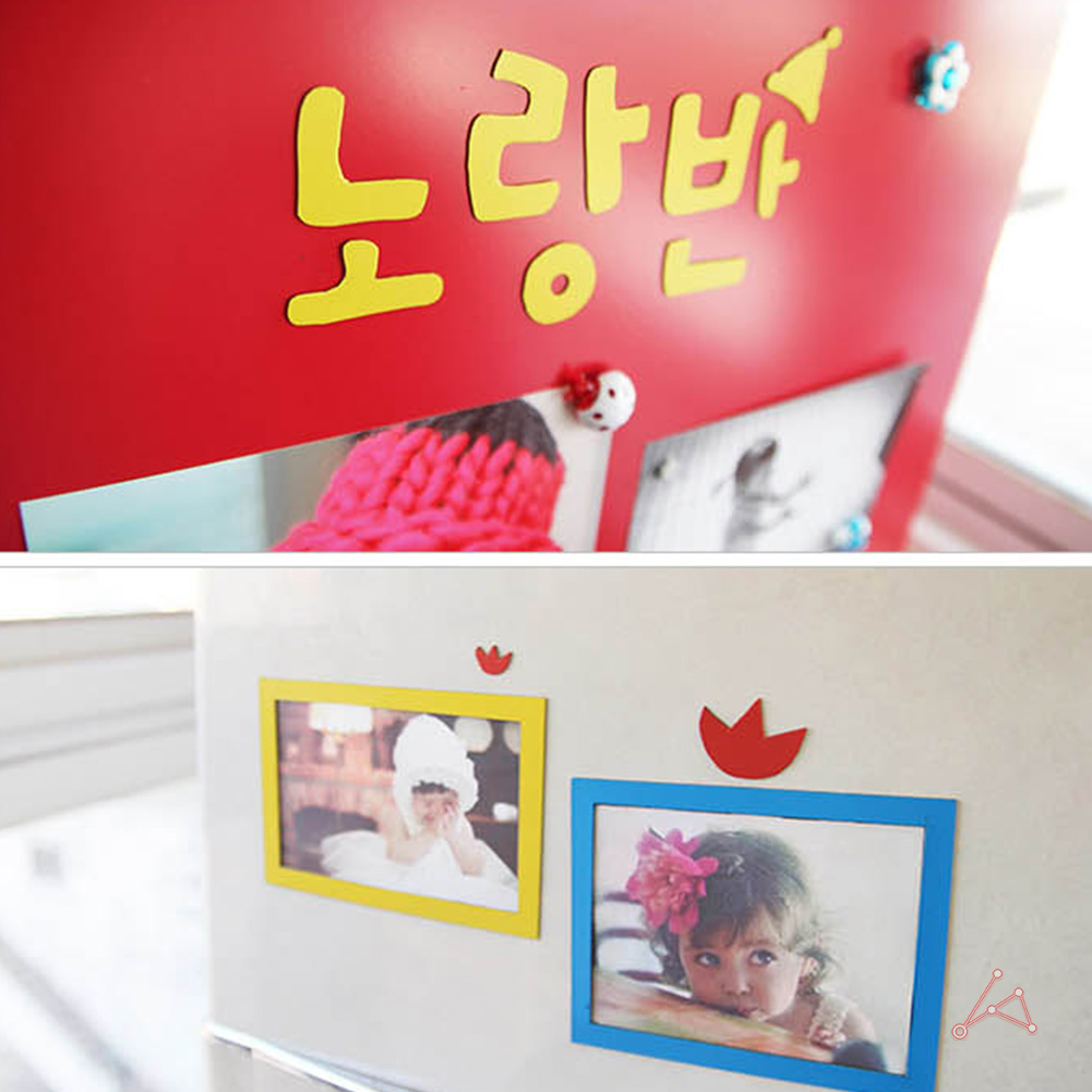 고무판 자석 조각 시트 철지 고무 자석판 노란색 1p - 상세 이미지 5