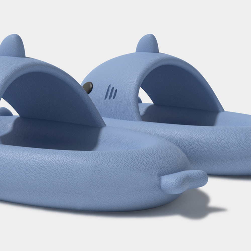 1+1 층간소음 슬리퍼 상어슬리퍼 발편한 쿠션 거실화 EVA 푹신한 슬리퍼