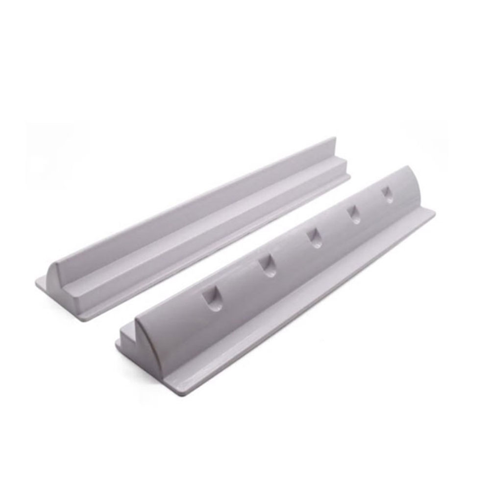 태양광 고정 거치대 ABS 일자 브라켓 55cm 2개 1세트 ABS-550W(흰색) - 상품 이미지