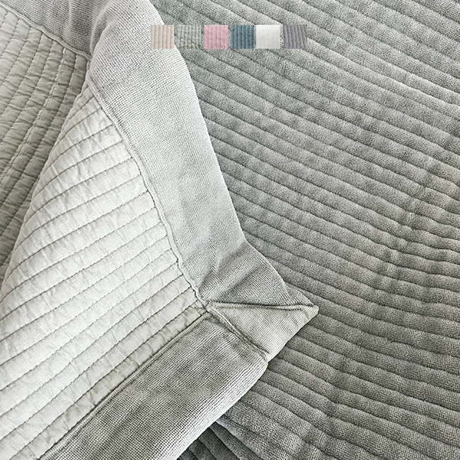 벨로아 극세사 겨울 패드 퀸 양면