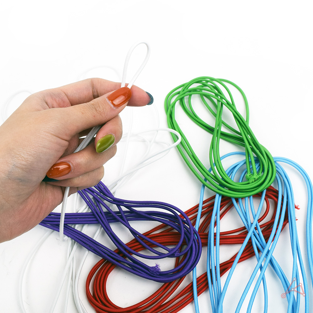 색 고무줄 색깔 둥근 굵은 컬러 고무밴드 고무줄놀이 레드 - 상세 이미지 5