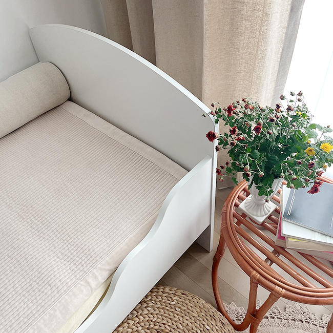 벨로아 극세사 겨울 패드 퀸 양면