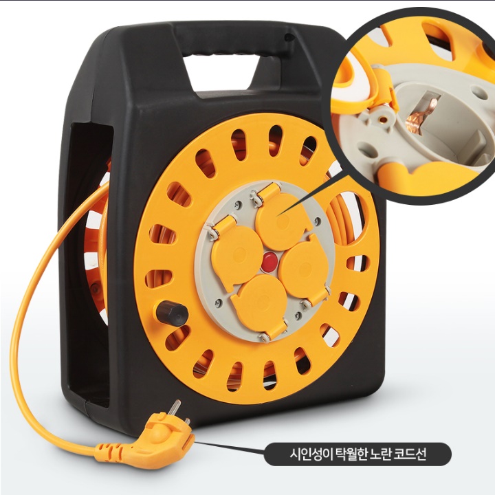 캠핑릴선 30M 캠핑용 리드선 전기코드선 전기선연결 연장선 - 상세 이미지 4