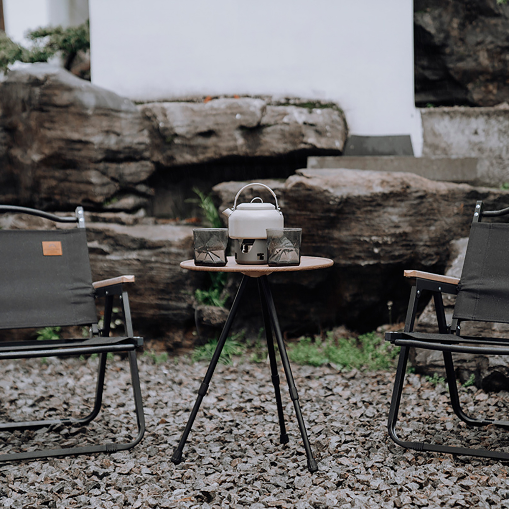 원형 원목 사이드테이블 침대 소파 간이 티 테이블 거실협탁 인테리어