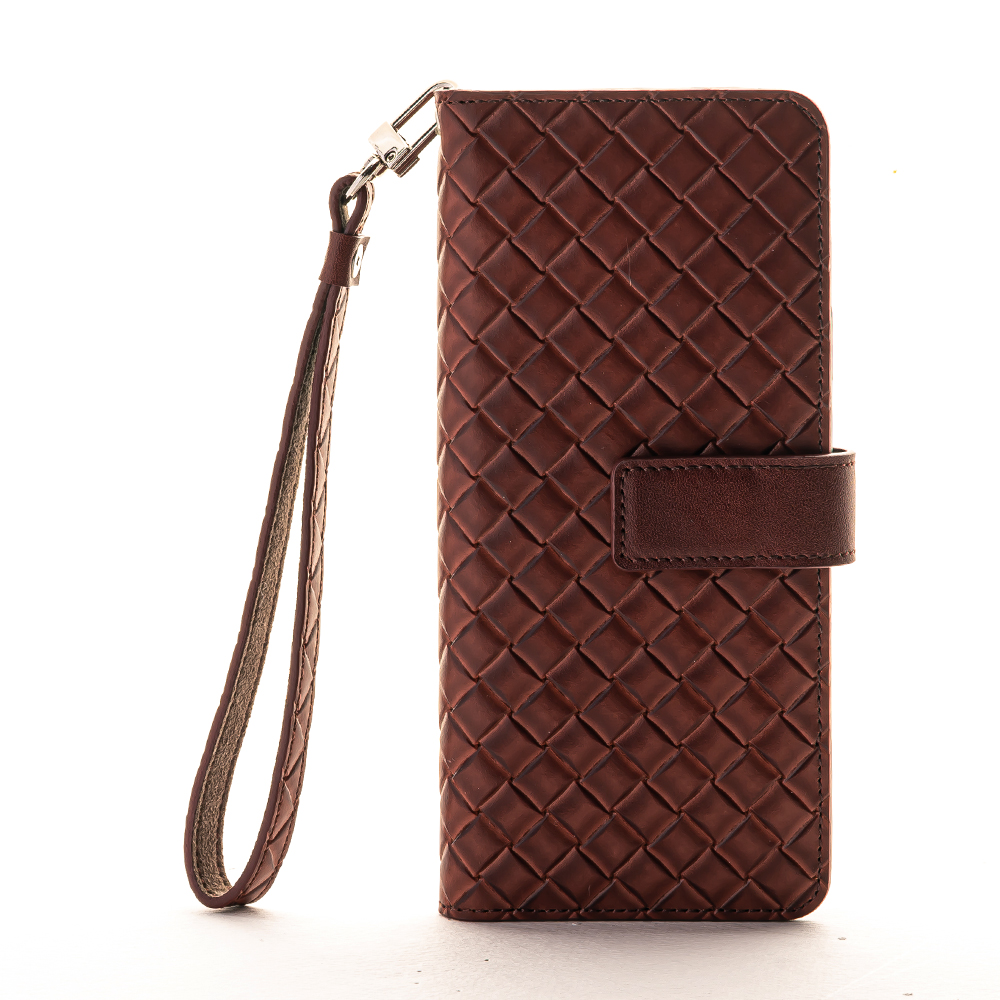 갤럭시 Z폴드2 비첸티노 슬림 천연 가죽 다이어리 지갑 케이스 앤틱브라운 - 상품 이미지