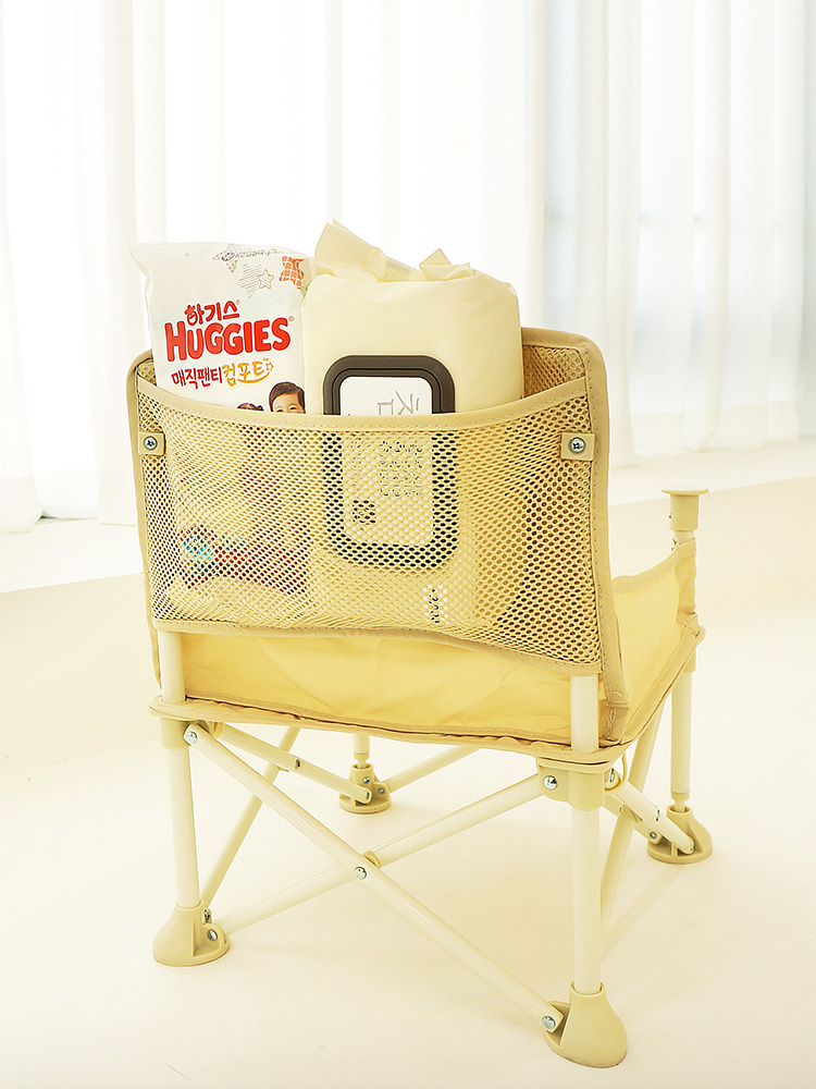 키저스 와이드 유아 휴대용 부스터 의자 아기 이유식 식탁 캠핑의자